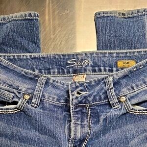 Vintage Silver Jeans Suki Low Rise Boot Cut Denim